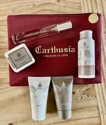 Carthusia i Profumi di Capri Uomo Men s Eau De Parfum Travel Kit Pochette