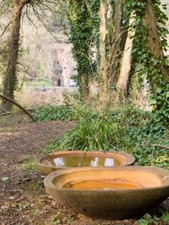 Photo 6x4 Spiral Bowls by David Griffith Ironbridge A sculpture by the Se c2009