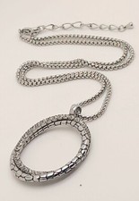 Bohemian Men  women double circle Pendant Necklace fashion jewelry Size 18"