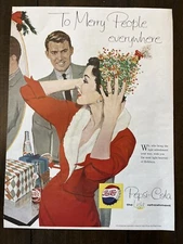 Vintage 1952 Pepsi print advertising.