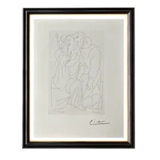 Pablo Picasso Plate Print - Lysistrata 1954, Facsimile Signed Vintage Art