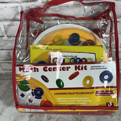Learning Palette Center Level K Kit - Two Bases & Six Sets of Cards - MATH KIDS