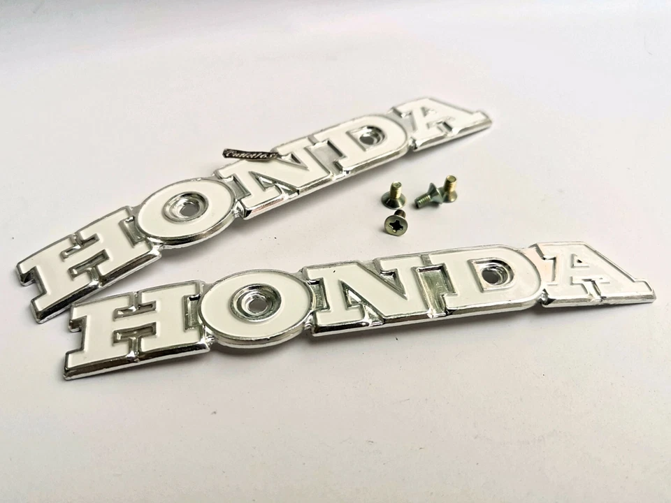 Emblema do tanque de combustível Honda CB100 K2 CL70 CL100 CL90 CB90 SS50 SL100 CB350 CL350 - Imagem 3 de 4