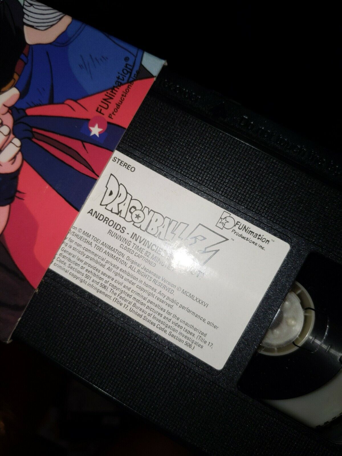 Dragonball Z Invasion Uncut VHS Androids Saga DBZ Anime Toriyama Untested  Vtg 704400024535