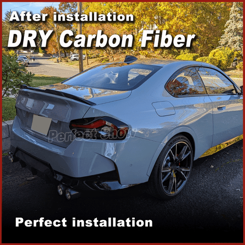 For BMW G42 G87 M240i 220i M2 Coupe 2022-2024 Dry Carbon Rear Trunk Spoiler Wing - Bild 3 von 12