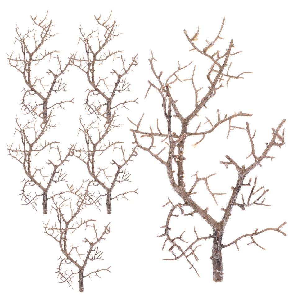 6 Pcs Small Decorative Plant Twigs Branch Dried Branches Creative Fake