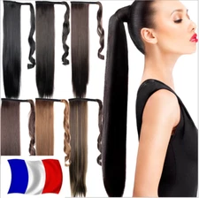 Added Ponytail Hair Extension Smooth Wrap Around Ponytail