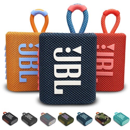 JBL GO3 Portable Waterproof Wireless Bluetooth Speaker, Waterproof and Dustproof
