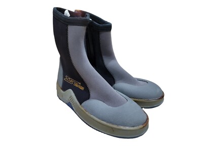 IST Sports Women's Scuba Diving Boots Gray / Black Shoes socks Size 5