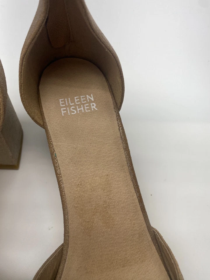 Zapatos de salón Eileen Fisher para mujer indi metálicos con agarre al tobillo talla 9 Foto 4 de 4