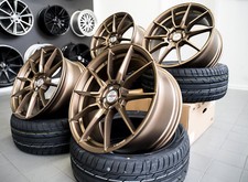 19 Zoll Motec Ultralight MCR2 Felgen bronze für Audi VW Skoda Seat GTI S3 R32 R