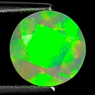 1.19 Ct Natural Ethiopian Faceted Opal Gemstone Multi Color Round Cut — photo 1