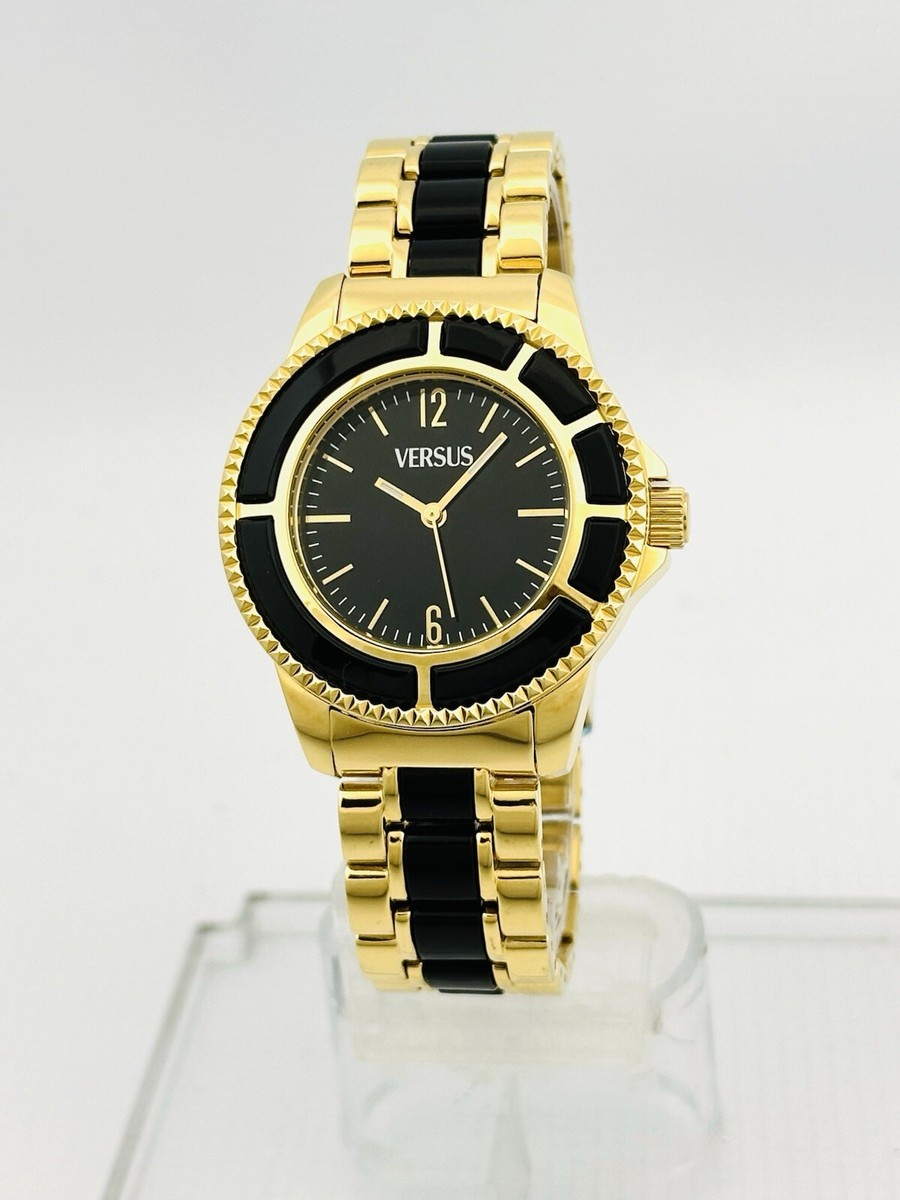 Versus by Versace AL13SBQ709A079 Tokyo Black Dial Two-tone