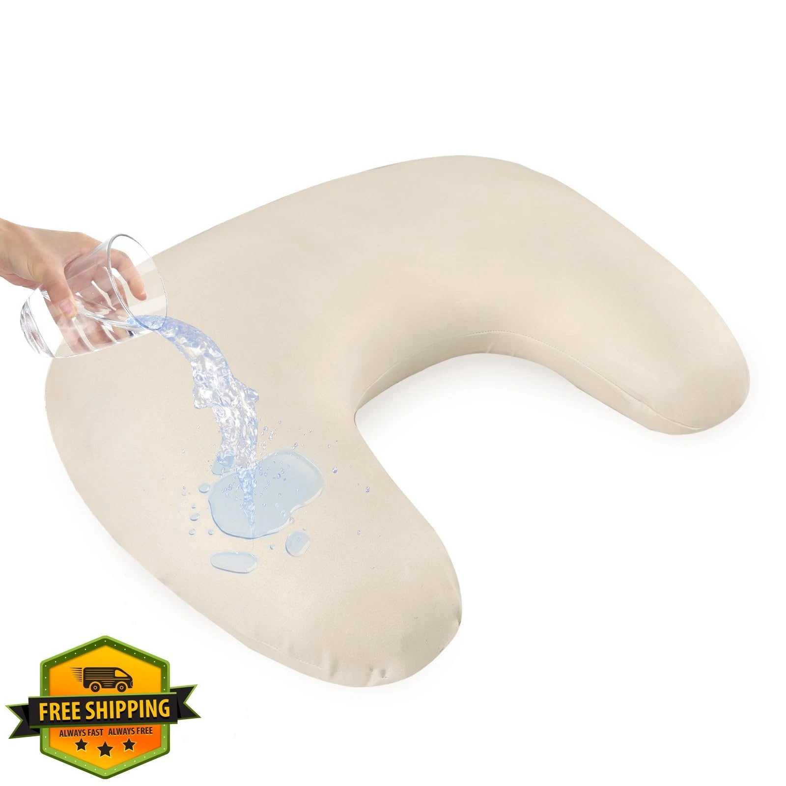Hooyax Nursing Pillow Cover Khaki Waterproof Infant Feeding Slipcover
Opens in a new window or tab
