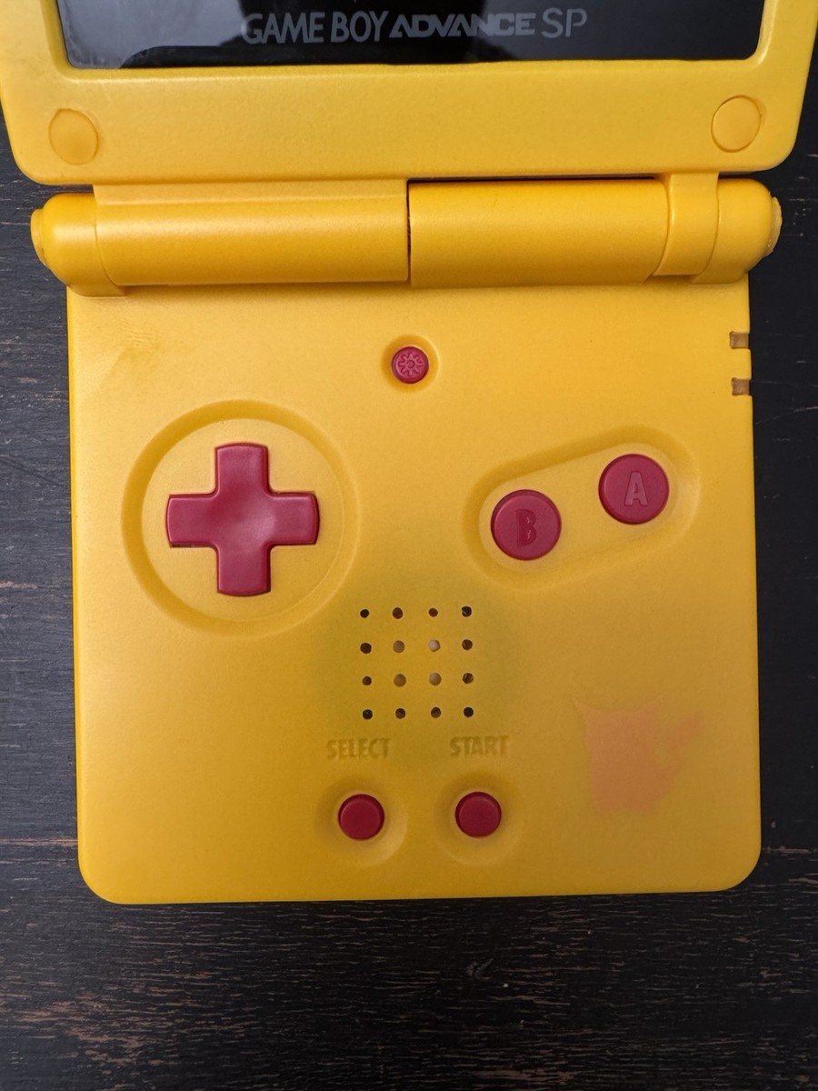 Nintendo Game Boy Advance SP Pikachu Edition Handheld System