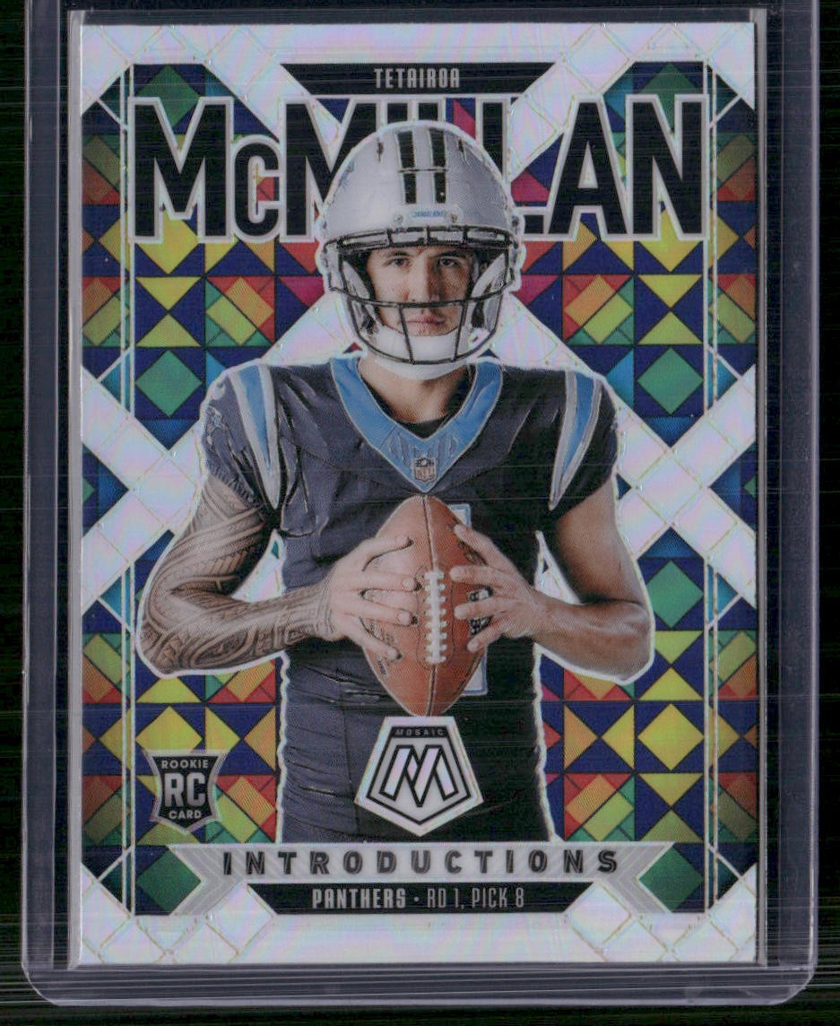 2025 Panini Mosaic #8 Tetairoa McMillan Introductions Silver