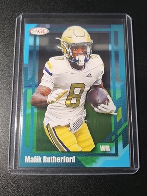 Malik Rutherford - Sage Football 2026 - Georgia Tech Yellow Jackets - Blue