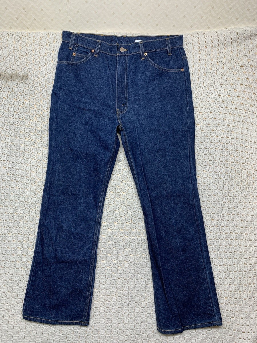 パンツ Made in USA 1990s Levi's 517 flare denim Vintage 90's Levis 517 Jeans Mens Size 38x34 Bootcut Orange Tab