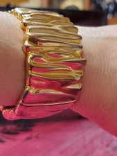 Armband Armreif Massiver Spangen Armband Gold Vintage