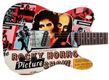 Meat Loaf Autographed Rocky Horror Guitar Exact Video Proof ACOA Witness ITP