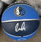 luka doncic Signed Basketball Autographed Mavs With Coa