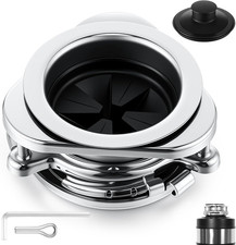 Garbage Disposal Flange, 3 Bolt Mount Stainless Steel Kitchen Sink Flange Kit wi