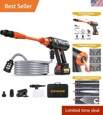 #ad #ad Q7 Cordless Pressure Washer MAX 1000 PSI 2.5 GPM Battery Powered Cleaner $155.99