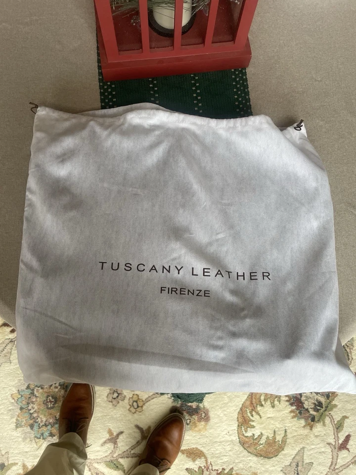 Bolso de Lona de Viaje Grande TL Voyager Cuero Toscano Nuevo Cuero Genuino Foto 2 de 4