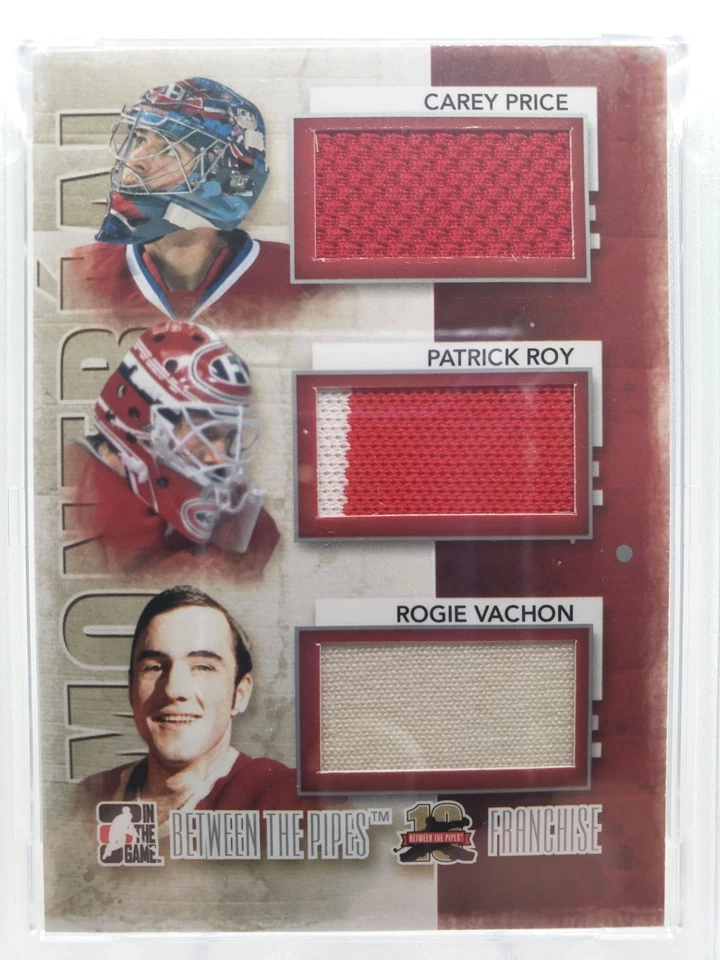 Carey Price Patrick Roy Vachon 2011-12 ITG Between the Pipes Franchise /50 🔥🔥 - Image 2 of 3