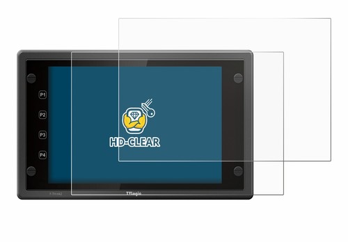 2x Display Schutz Folie für TVlogic F-7H mk2 Zubehör Transparent - Photo 2/6
