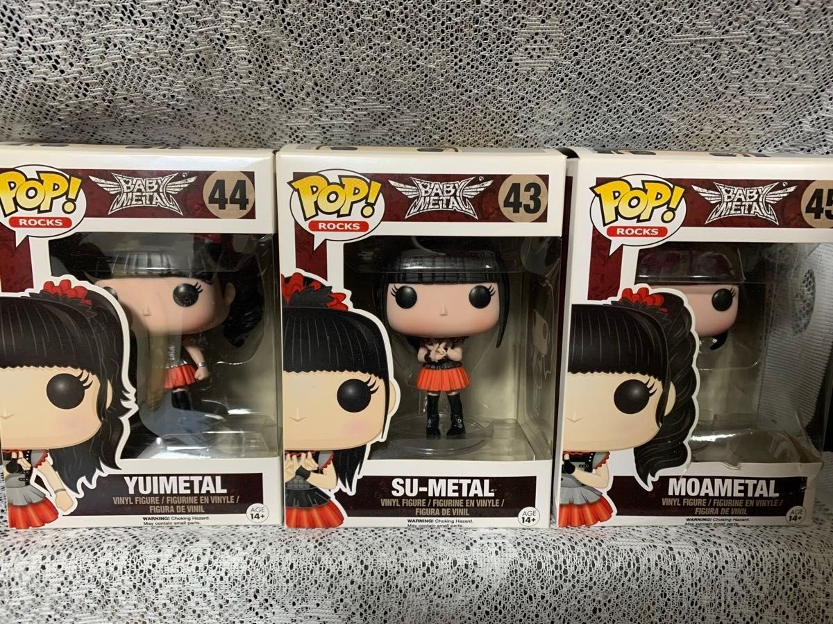 BABYL　FUNKO POP　YUIL　フィギュア Funko POP! Rocks BABYMETAL Su-Metal, Yuimetal & Moametal Set