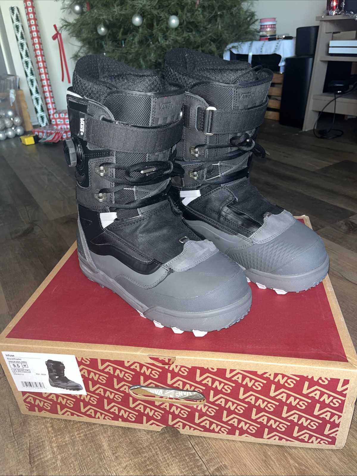 Botas de Snowboard Vans Infuse Talla 9.5 USADAS DOS VECES COMO NUEVAS con Caja