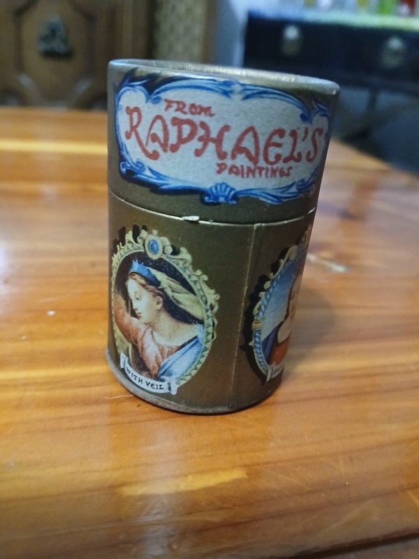 From RAPHAEL'S PAINTINGS Safety Matches Gold Sleeve - Made in  ITALY - Vintage