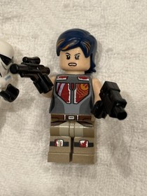 LEGO 75090 Star Wars Rebels Ezra's Speeder Bike Ezra Bridger Sabine Wren Incmplt