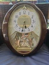 Rhythm Small World Lights & Music Clock with Melodies RARE Snowflake Untested D6