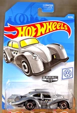 2019 Hot Wheels Walmart #7 Zamac#46 Volkswagen 1/10 VOLKSWAGEN KAFER RACER Zamac