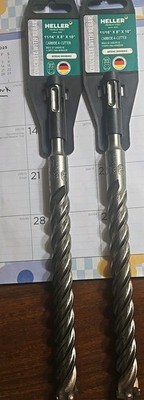 Heller 11/16'' X 8'' X 10'' Carbon 4 Cutter Concrete With Rebar SDS Plus  31640 X2