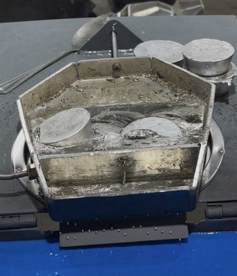 Lead Shot dripper Pan. Shot Pan. Shot Making Pan. Dropper pan Size #8