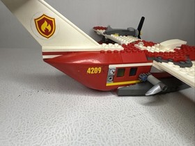 Lego CITY 4209 Fire Plane - Incomplete  READ DESCRIPTION