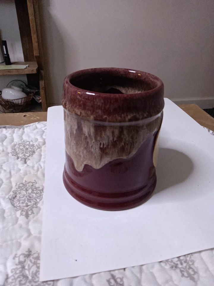 Taza Deneen Pottery Love Your Melon azul esmalte gota taza gres EE. UU. 2017 NUEVO Foto 4 de 4