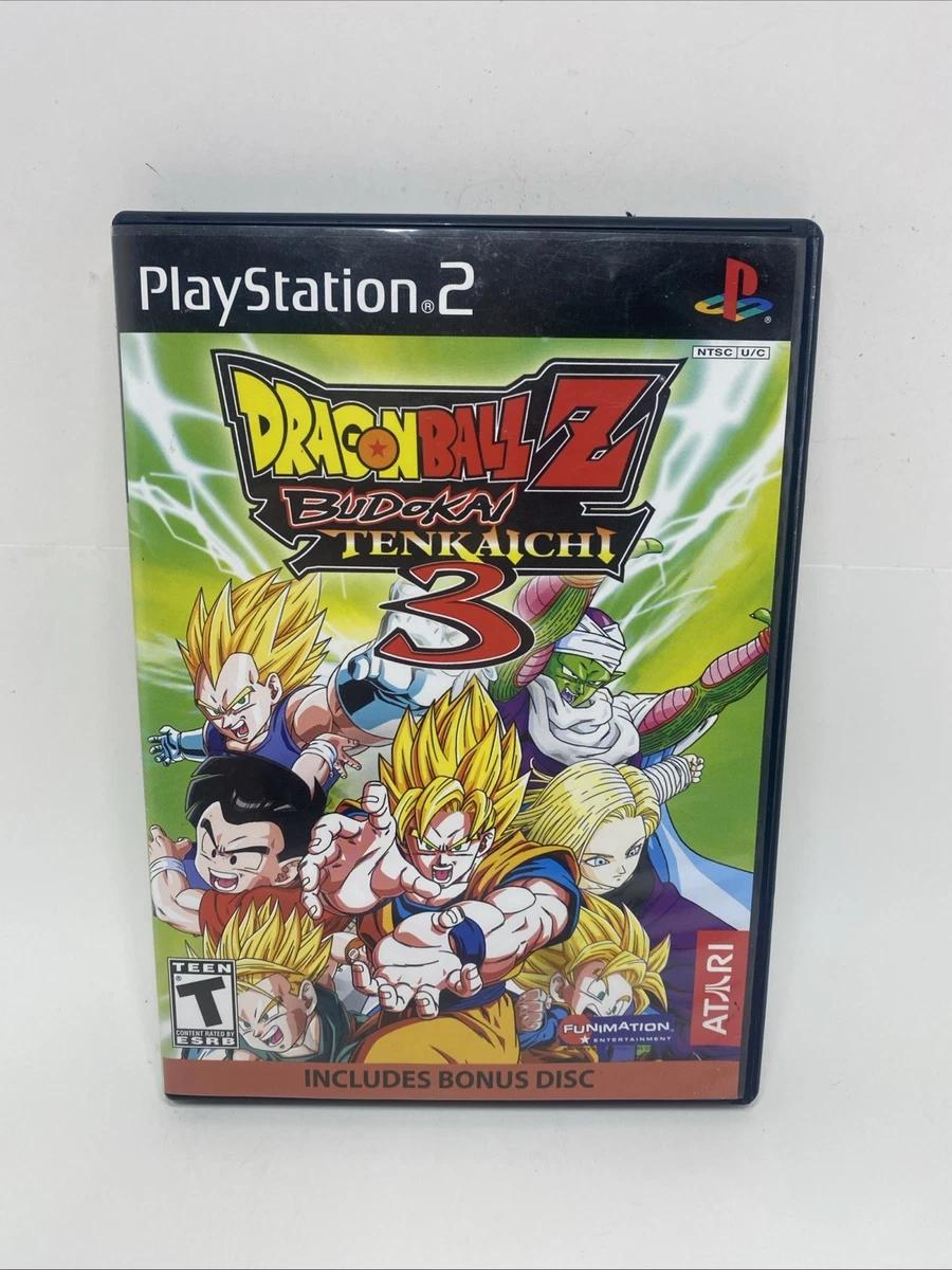 Dragon Ball Z Budokai Tenkaichi 3 PS2 – PAL FR – Complet (CIB) état Correct