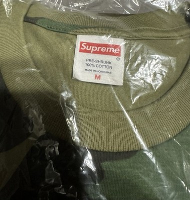 Supreme Arabic Box Logo Tee Woodland Camo Size M | eBay