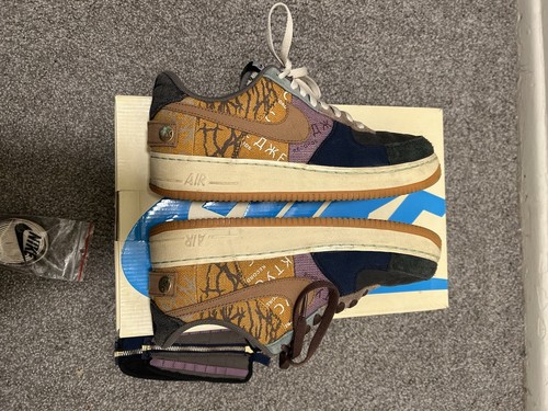 Nike Air Force 1 Low x Travis Scott Cactus Jack sz 10.5 - Picture 7 of 15