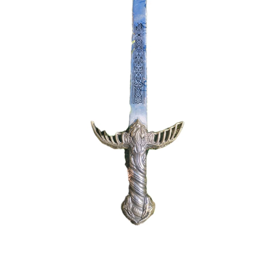 Espada estilo vintage 34" largo acero inoxidable caballeros templarios decoración vikinga Foto 3 de 4