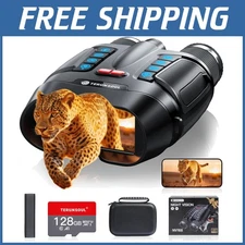 Smart APP Night Vision Binoculars - 3'' UHD Screen, 8X Zoom