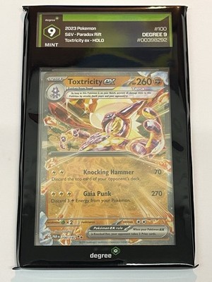Pokmon TCG Toxtricity ex 100/182 Sv04: Paradox Rift Holo Degree Mint 9 |  eBay