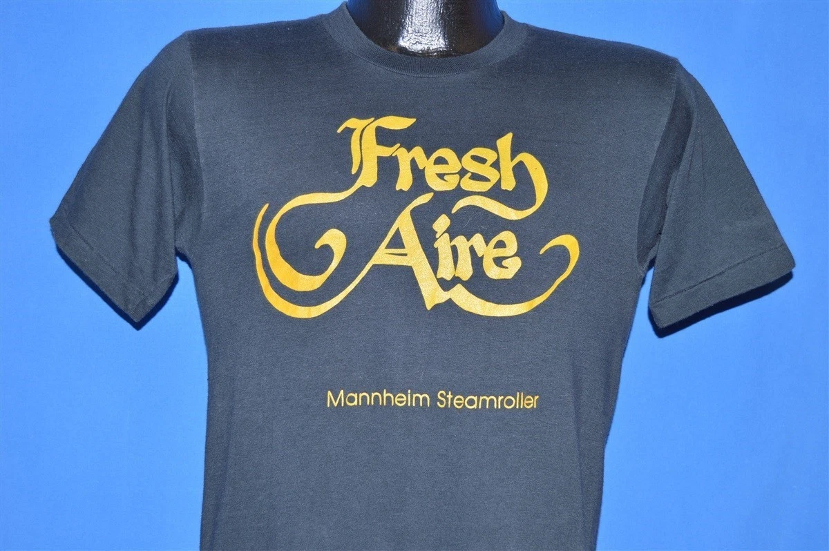 vintage 70s MANHEIM STEAMROLLER FRESH AIRE I 1975 NEW AGE ROCK t-shirt SMALL S