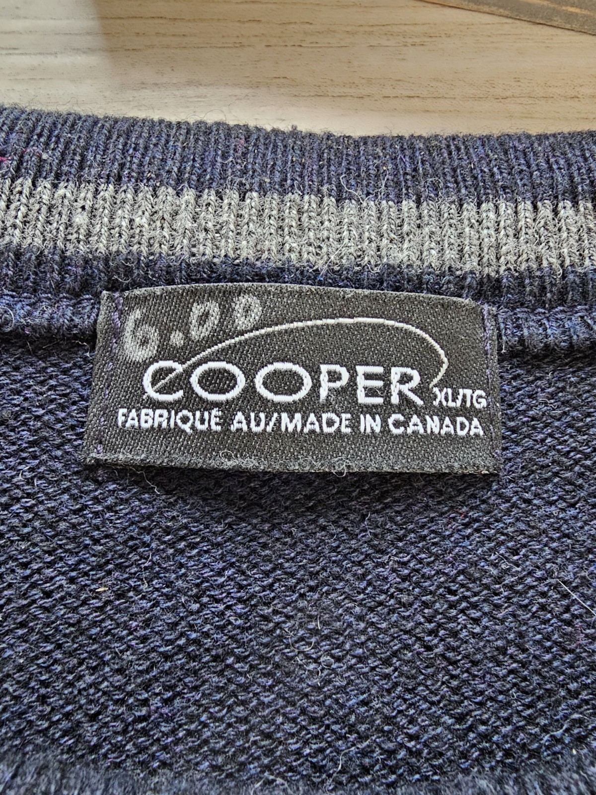 Pattern Knit Pullover Sweater by COOPER Size XL M… - image 3