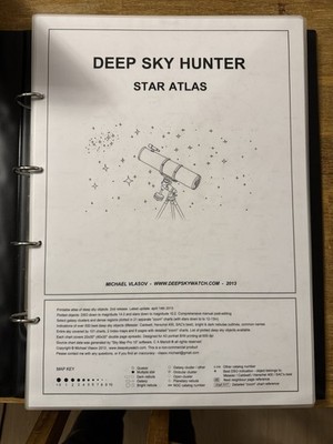 Deep Sky Hunter Star Atlas A3 Ausdruck Himmelskarte