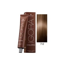 Image of Schwarzkopf IGORA Color10 7-0 Medium Blonde 10 Min Permanent OLD FORMULA
